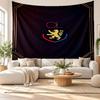 Lyon FC Wall Tapestry, Soft Fabric Wall Hanging, Decorative Backdrop For Bedroom Home Wall Art
