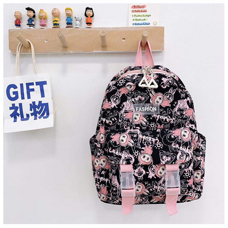 Cute And Stylish Cartoon Character Backpack For Boys And Girls In Various Colors розовый