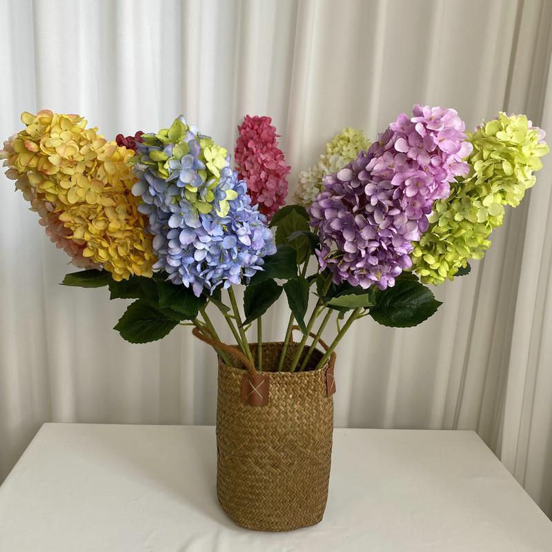 Wedding Decor Conical Faux Flowers With Silk Material For Bridal Ceremony And Photography