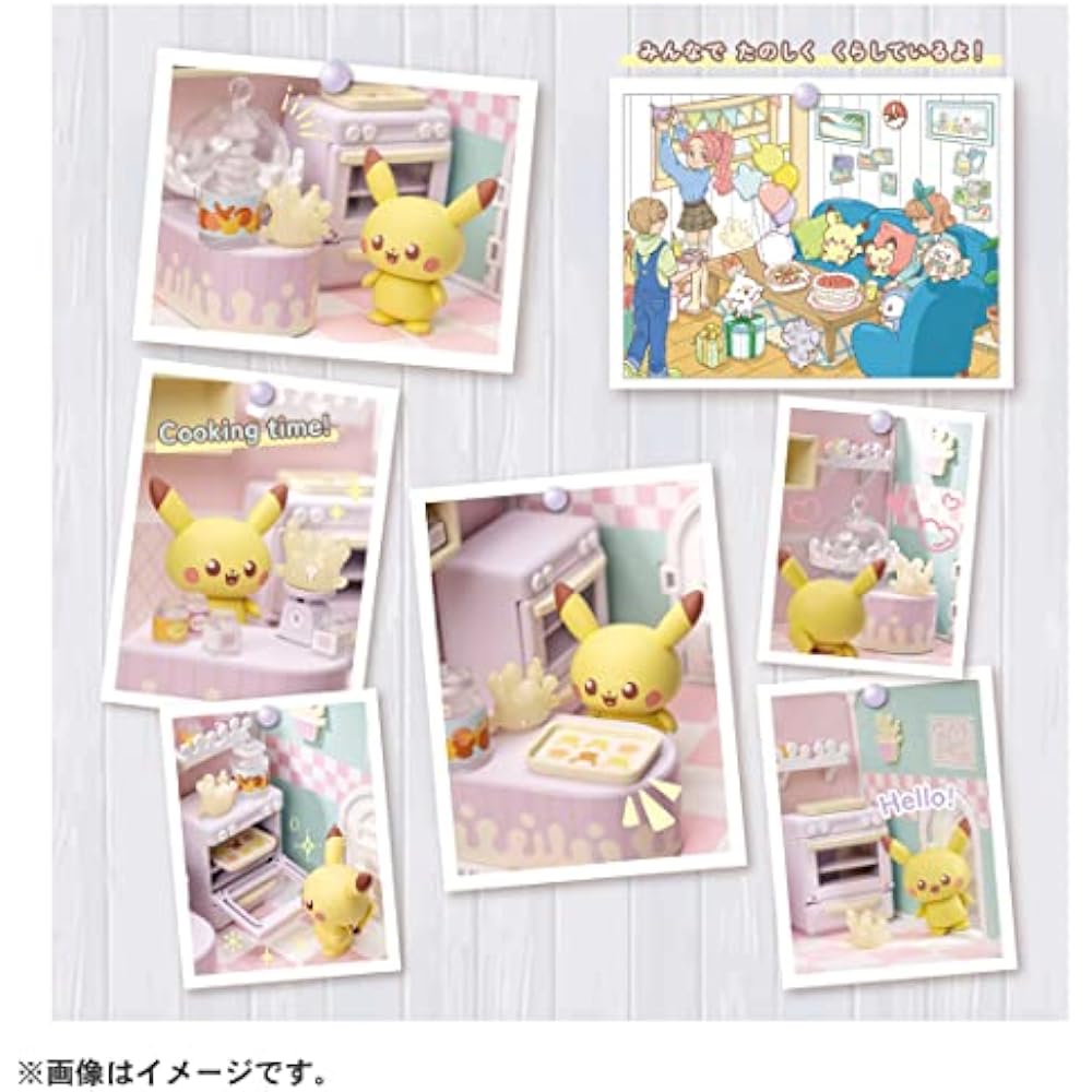 TAKARA TOMY (TAKARA TOMY) Pokemon Pokepiecehouse Kitchen Mahomil & Pikachu