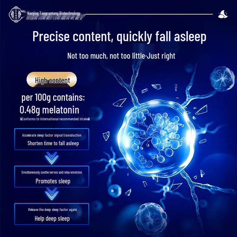 Leshi Nantong Melatonin with B6 Sleep Aid Tablets