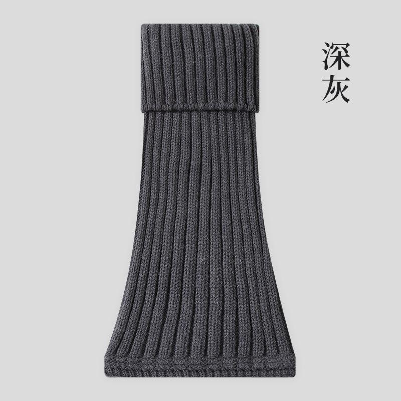 

Однотонные шерстяные вязаные гетры, носки-гольфы, теплые гетры на осень и зиму, простые и универсальные One Size