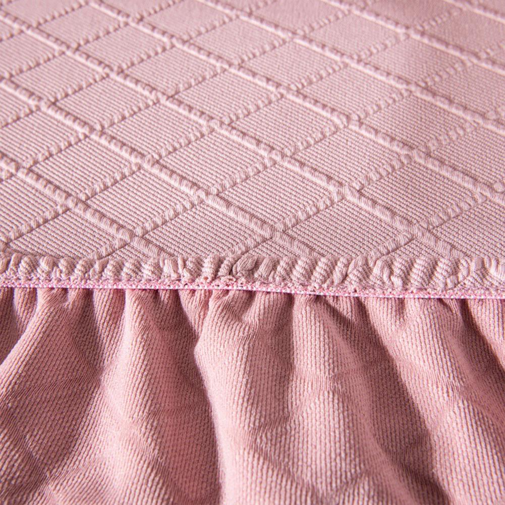 1 Set Split Chair Cover Pink Office Elastic Swivel Chair Covers Backrest Cover Cushion Cover