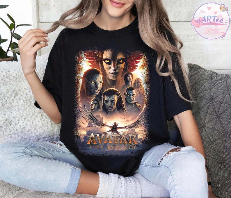 Avatar Fire and Ash Shirt Fire And Ash TShirt Avatar 3 TShirt Avatar Movie Lovers Shirt Shirt For Fans