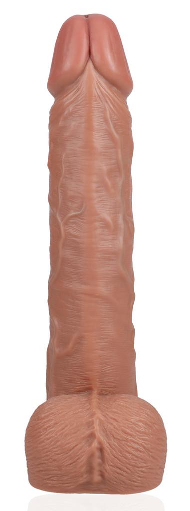 Extra Long Dildo 29 X 7cm Brown