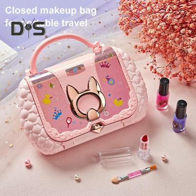 Kinder-Make-up-Set, waschbar, echtes Kosmetik-Set, Eltern-Kind-Make-up-Set, Prinzessinnen-Ankleideset für Weihnachten und Geburtstage, Mädchen im Alter von 7–14 Jahren