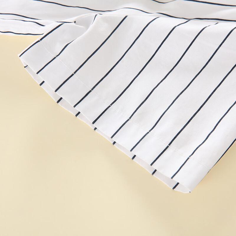 Montagut Boys' Striped Short-Sleeve Summer Shirt