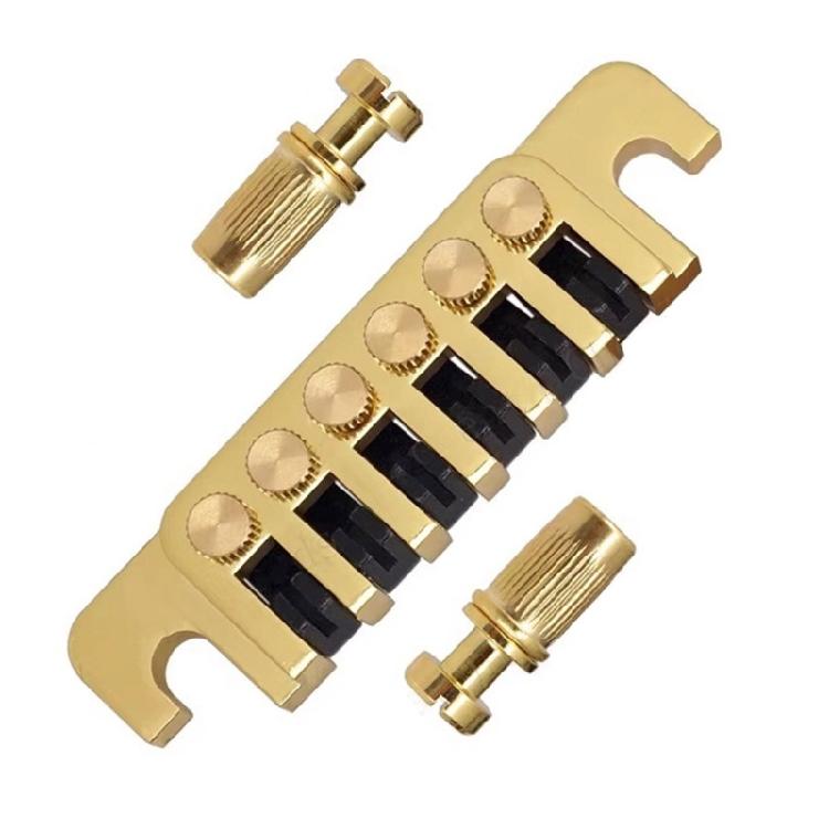 Bridge Tailpiece Guitar Stop Bar Tailpiece Electric Guitar Replacement Parts золотистый