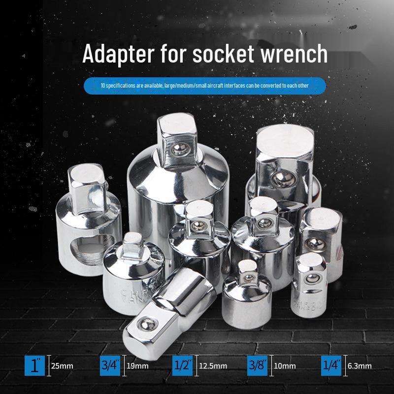 Socket Adapter - 1/2\" To 3/8\" To 1/4\" Universal Conversion Connector