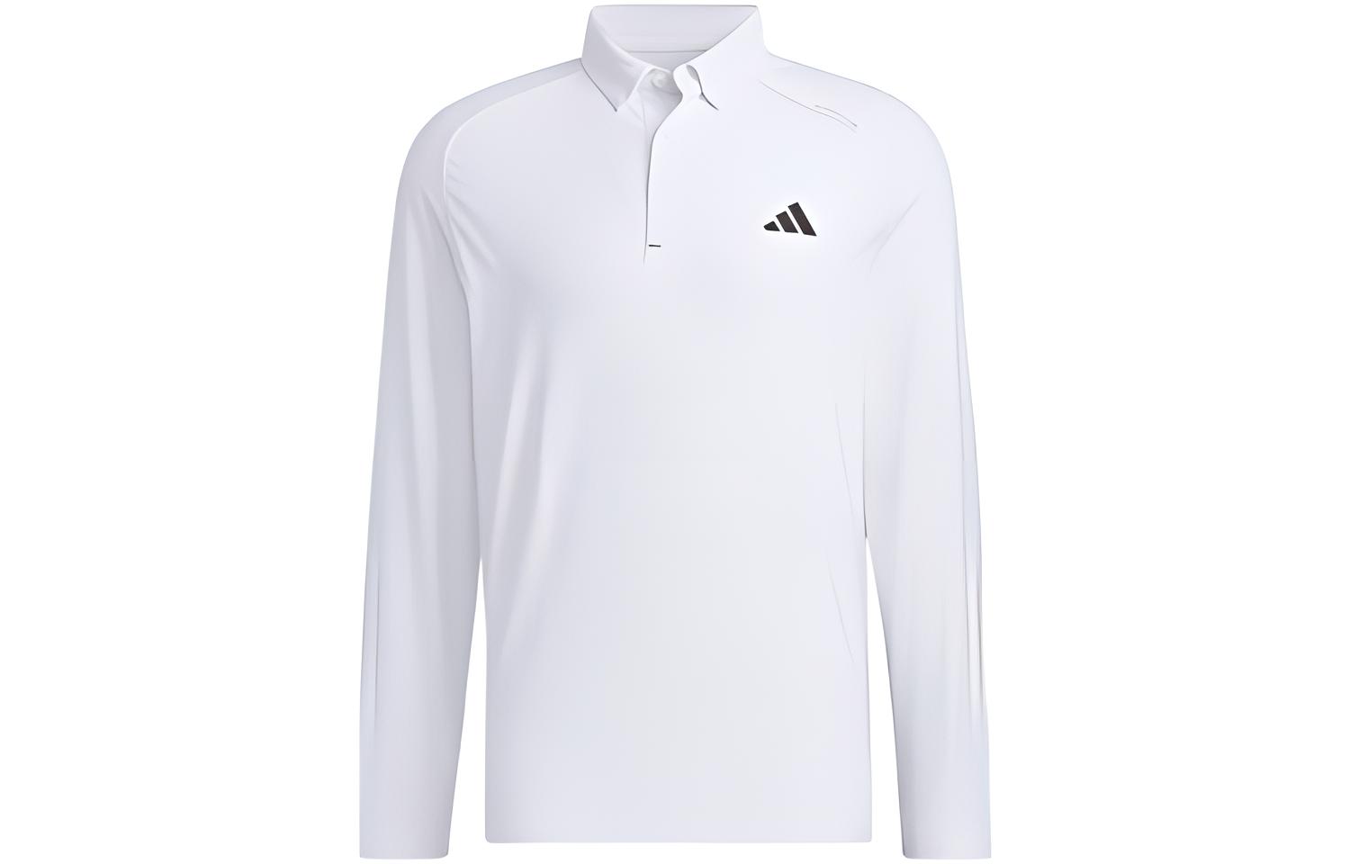 Adidas Polo Shirts Men s White Polo Collar Moderate Straight Fit HZ6042 M