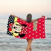 1pc Minnie18 Beach Towel with Custom Name, Beach/Swimming/Bath/Picnic/Camping Towel, Suitable for Seaside Beaches