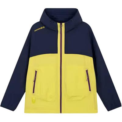 Hooded Zipper Comfortable Versatile Color Block Jacket Men Jackets AFDVF47-2