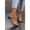 Foreign Trade Summer New Women's Wedge Platform Sandals Cross-border Large Size Fish Mouth Wedge Sandals