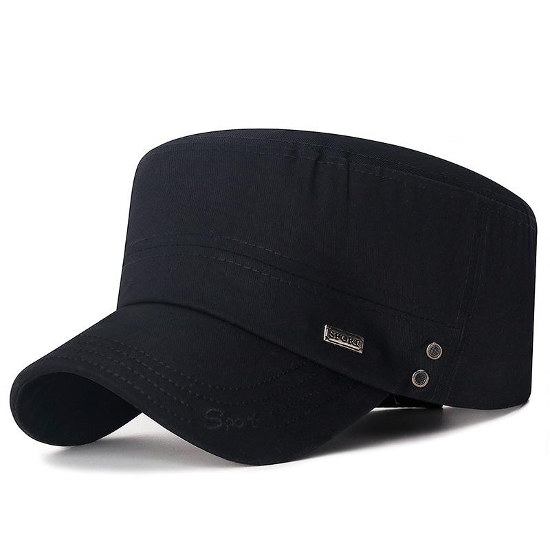 Men's Spring Autumn Flat Cap Outdoor Sports Embroidered Cap