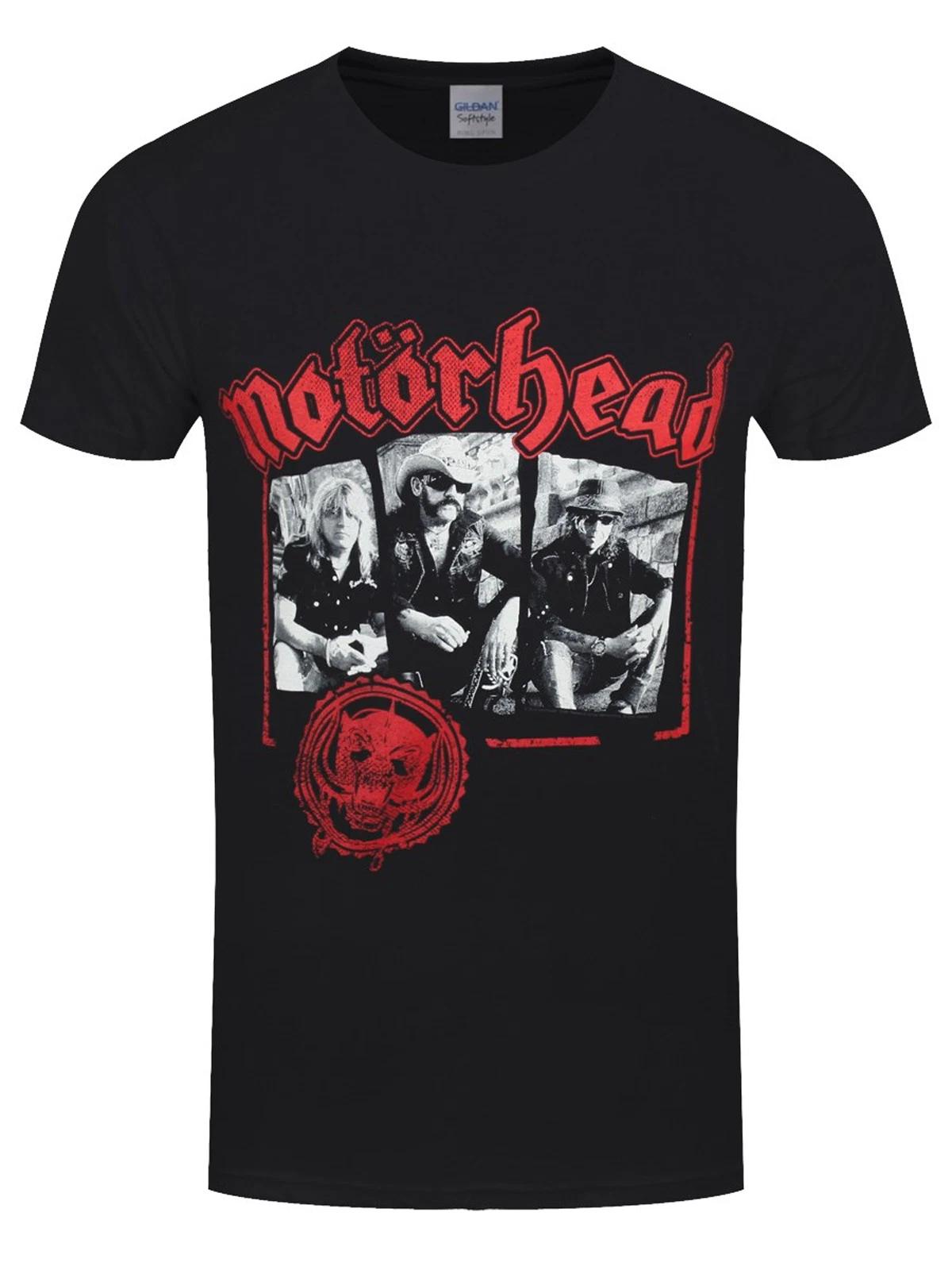 Motorhead Band Profile Images Lemmy Kilmister Licensed T-Shirt Men s 2XL