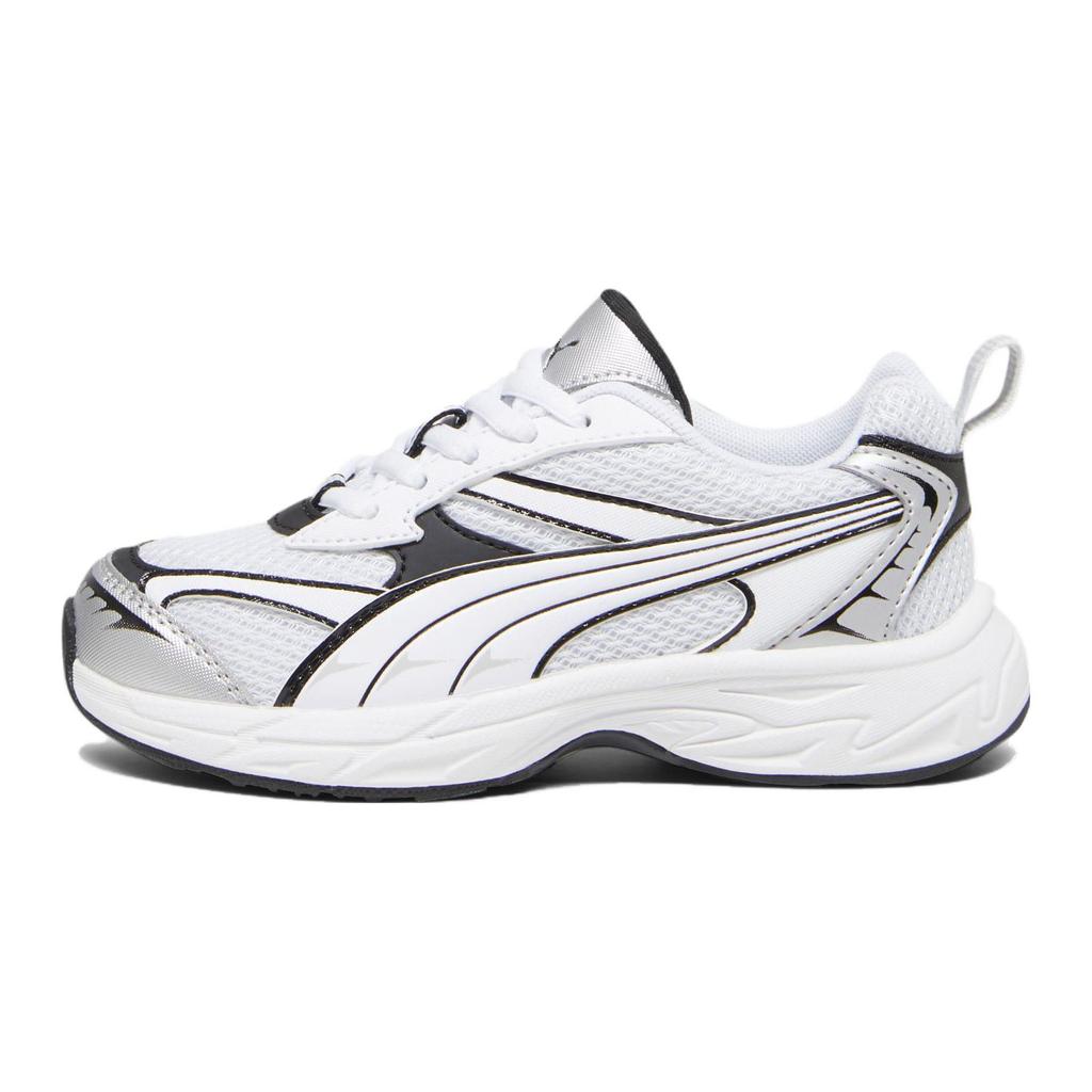 Puma Morphic Basic Little Kid Feather Grey Black Kids Sneakers 394378-02