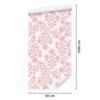 Wallpaper Flowers Coral, coral background for Living Room and Bedroom 50x1000