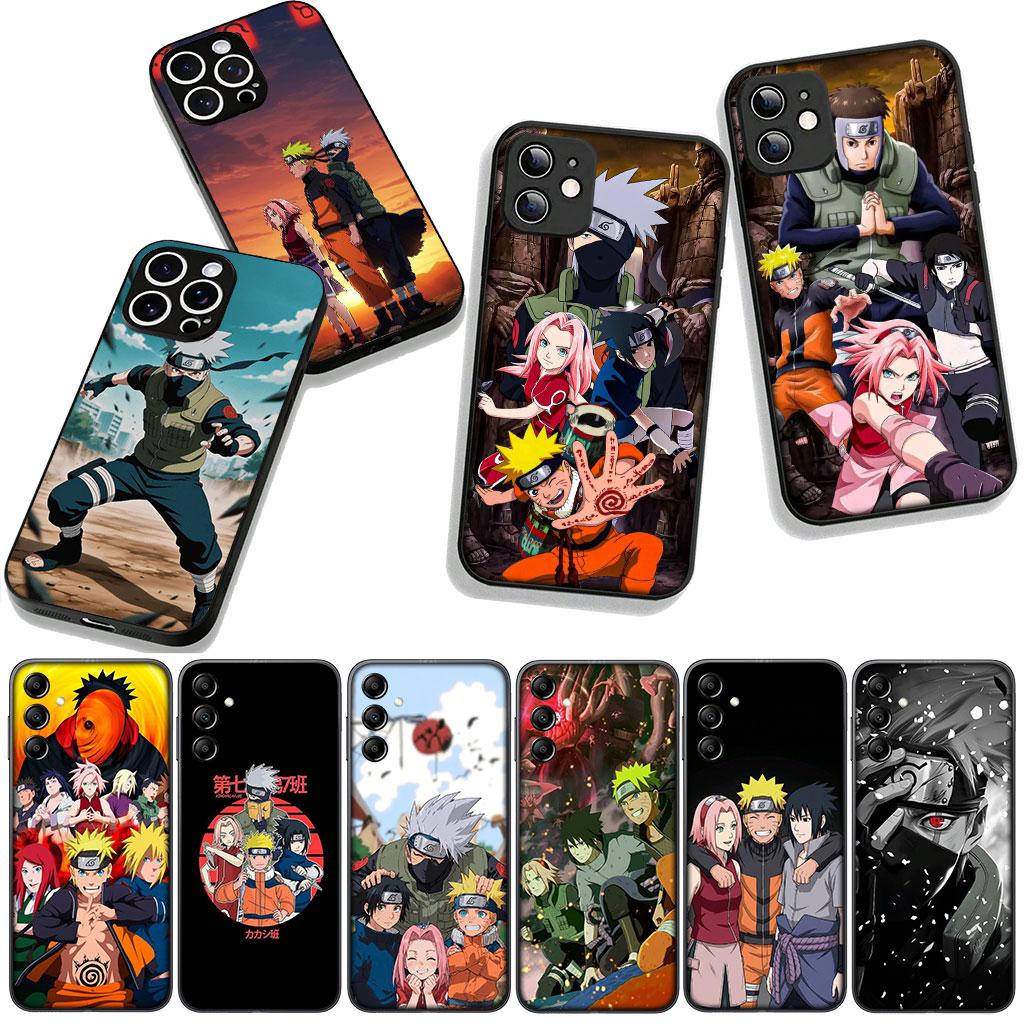 for Samsung Galaxy A36 A17 A26 A07 A35 A54 A53 A13 A33 A34 S8 S9 S20 S21 FE S10 Plus Case Kakashi Narutos Sasuke Haruno Sakura