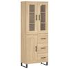 Highboard Sonoma Oak 69.5 x 34 x 180 cm Particleboard