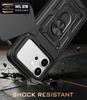 Armor Shockproof Case For Honor 600 Lite 600Pro Magnetic Ring Holder Slide Lens Cover For Honor 600 Honor600 Pro 5G Coque Funda