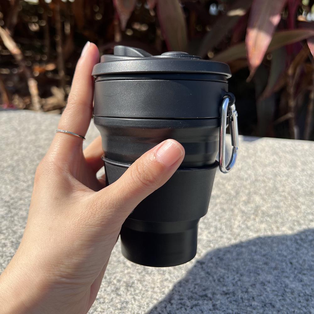Collapsible Silicone Travel Cup - Portable Outdoor Folding Tumbler