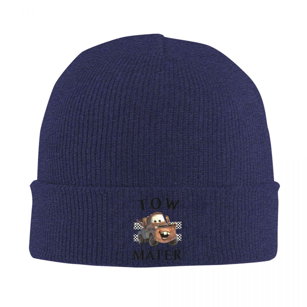 

Tow Mater Warm Knitted Cap Hip Hop Bonnet Hat Autumn Winter Outdoor Beanies Hats for Unisex Adult One Size