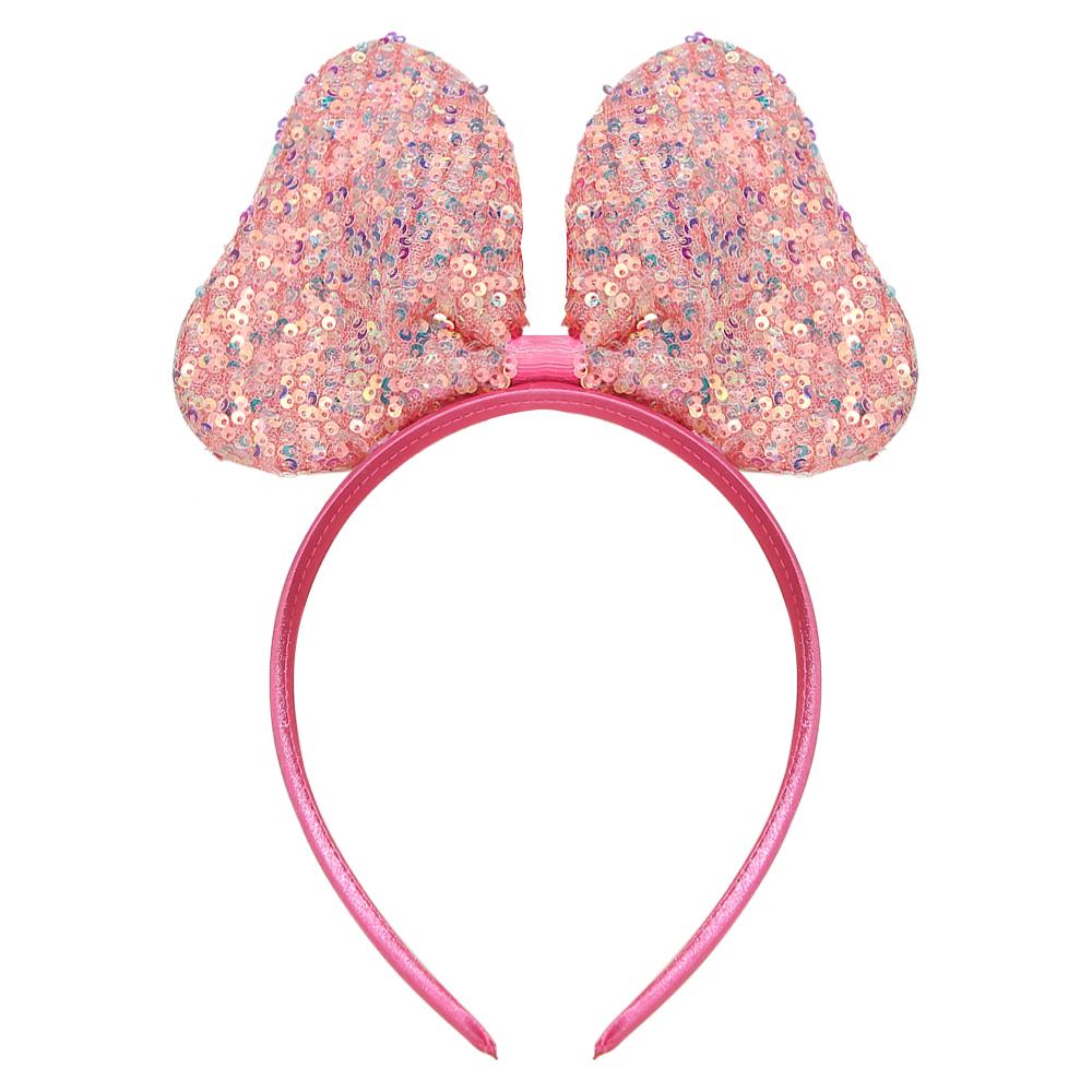 Großes Glitzer Schleifen Stirnband für Mädchen Rote Pailletten Schleife Haarbänder Halloween Weihnachtsfeier Cosplay Kostüm Geschenke für Teenager Frauen