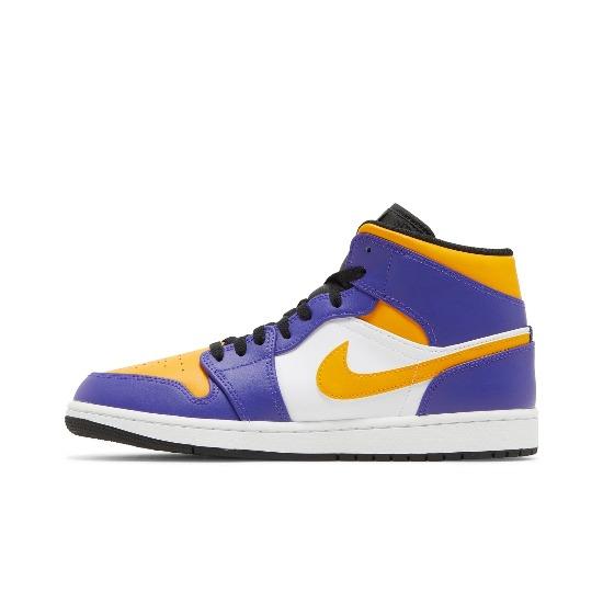 

Air Jordan 1 Mid Lakers DQ8426-517 Мужские размеры EU 44.5 фиолетовый