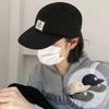 American Retro Baseball Cap for Women Men Solid Color Hip Hop Flat-brimmed Sun Hat Adjustable Couple Snapback Hats