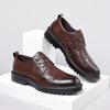 Fashion British Style Business Suit Shoes for Men Spring Autumn Casual Korean Version Black Groom Wedding Shoes Male