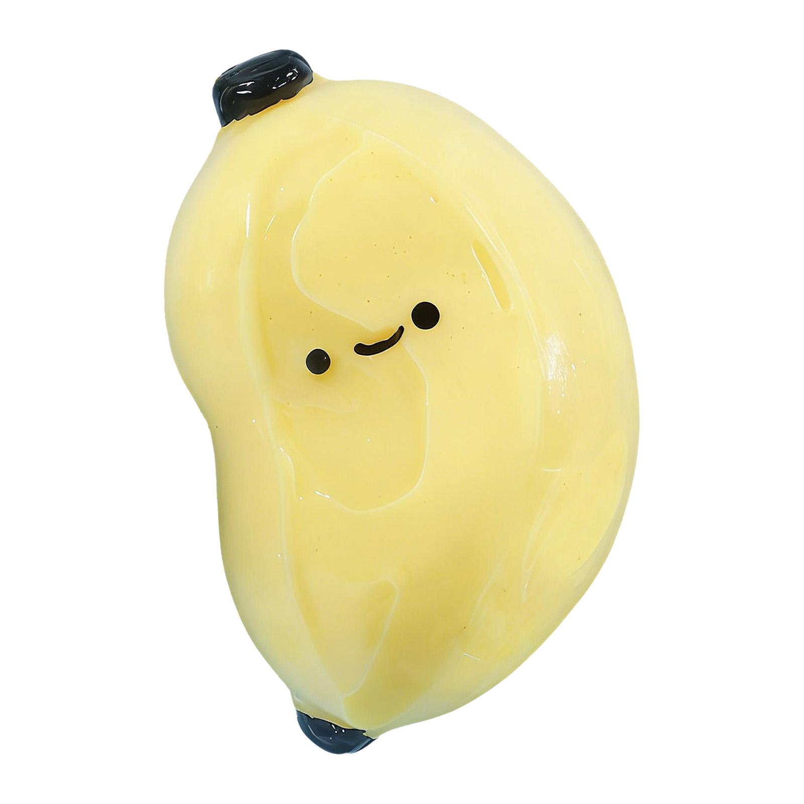 

Simulated Banana Squeeze Toy Slow Rebound Fruit Balls Squishies Toys Reusable Cute Banana Ball Gift for Kids & Adults жовтий