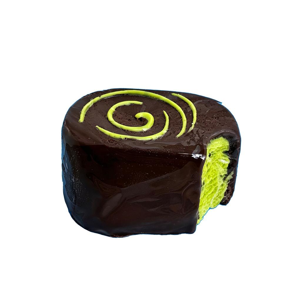 Food Grade Silicone Pistachio Chocolate Cake Stress Relief Toy For Kids And Adults