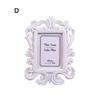 Floral Photo Frame Elliptical Picture Frame Small Baroque Photo Holder Desktop Picture Frame Wedding and Home Decor Gift