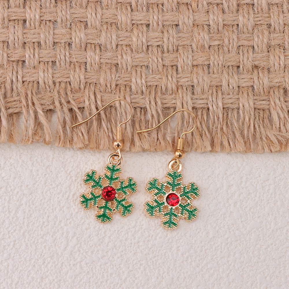 

2023 Christmas Bell Teardrop Fashion Earrings: Acrylic Resin Sweet Ear Ornaments