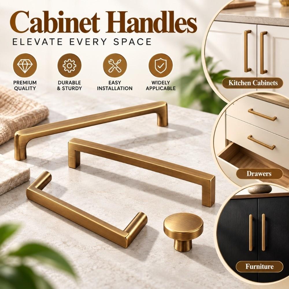 French Cabinet Handles Antique Bronze Furniture Knobs New Wardrobe Handles Drawer Hardware