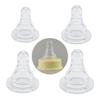 Baby Newborn Feeding Bottle Replacement Silicone Nipple Clear 03M