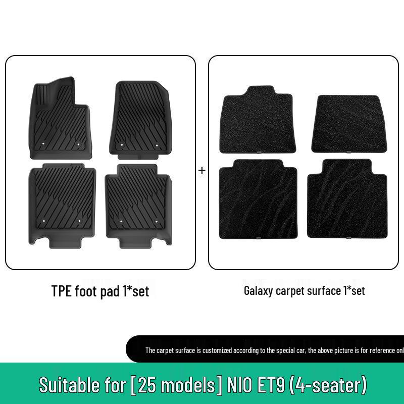Custom Floor & Trunk Mats for 2025 NIO ET9 - TPE Material