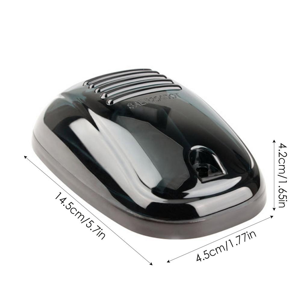 

Крышные фонари для грузовиков, 5 шт., водонепроницаемые светодиодные фонари для крыши грузовика, светодиодные габаритные фонари высокой видимости, простая установка, без сверления в кабине Black светло-желтый