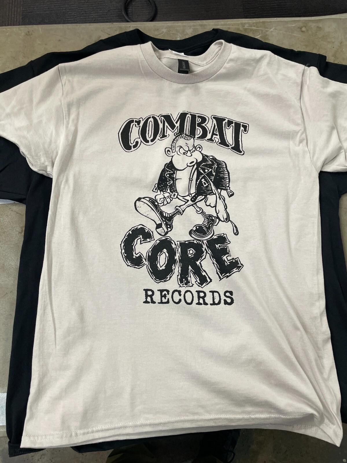 Combat CORE shirt punk hardcore kbd Circle Jerks Agnostic Front Exploited GBH LG L