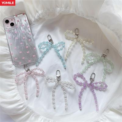 Biżuteria Charm Wisiorek do Telefonu Kokardka Brelok Torba Pasek do Telefonu Komórkowego Smycz Kółko do Kluczy do Aparatu Klamra do Zawieszania