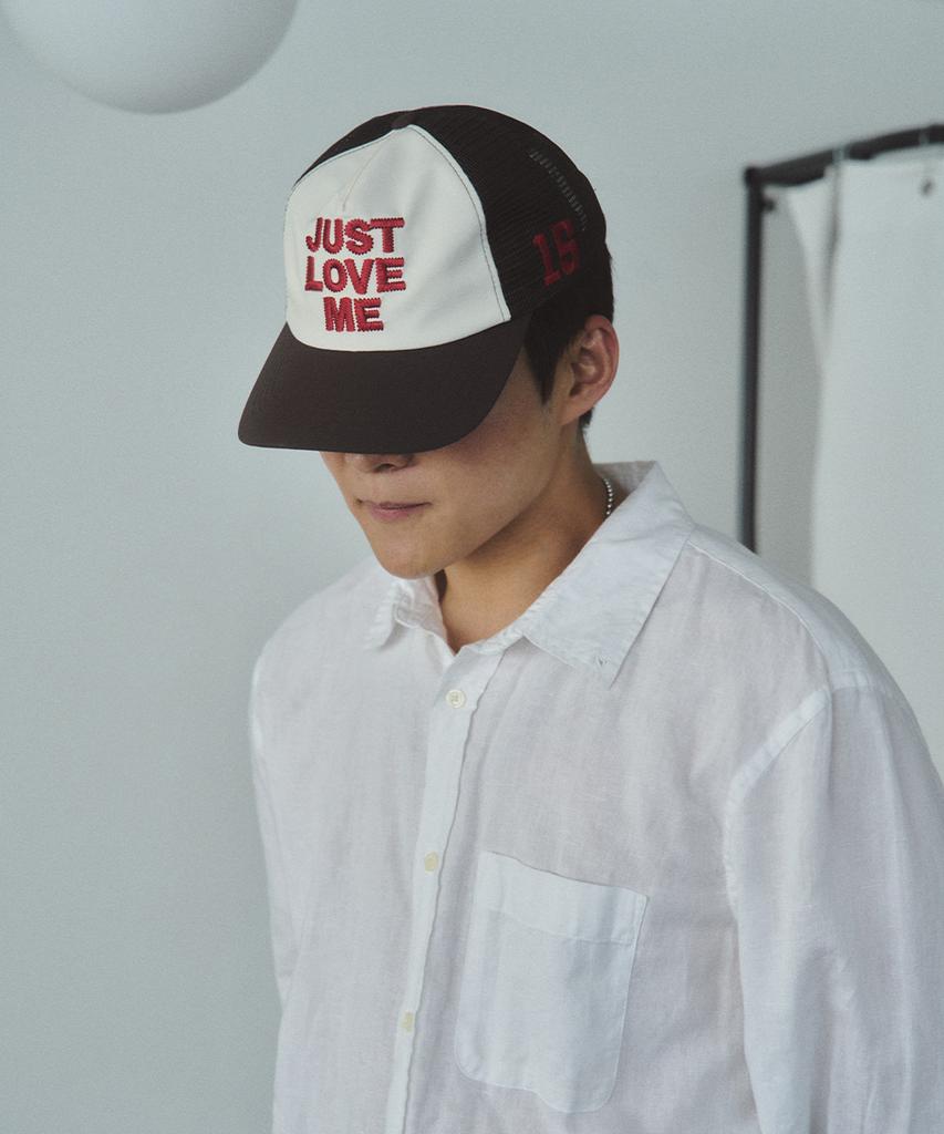 Kimimi Just Love Me Mesh Ball Cap Brown Combination
