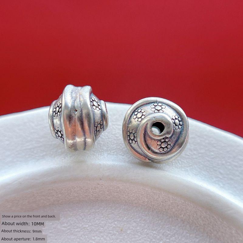 

Старинные серебряные аксессуары Узор Разделительные бусины Бусина-фонарик Бусина-цветок Кристальные аксессуары для браслета Сделай сам Материал для украшения из бисера Плетеный шнур sq647 Retro silver beads barrel beads