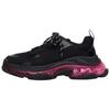Balenciaga Triple S 'Clear Sole Black Pink Neon' Women's 544351W2FR11053