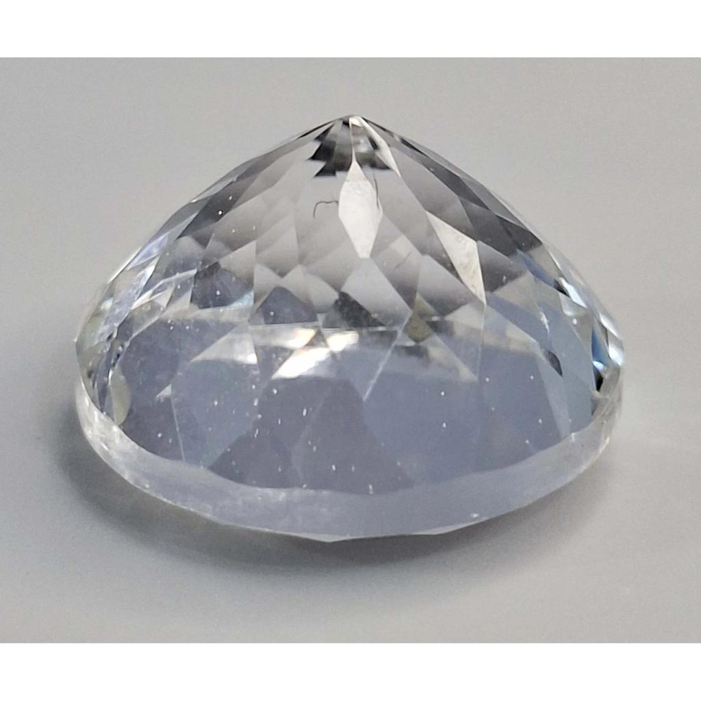 Natural White Sapphire 11-13 Ct Round Cut Certified Stunning Loose Gemstone