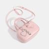Japanese Design Bowling Bag for Women Cute Autumn and Winter New Retro Handbag Bag One Shoulder Crossbody Boston Bag