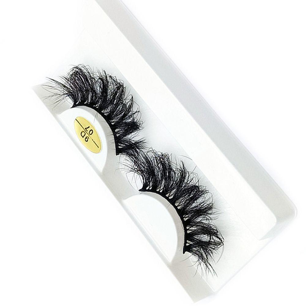 Craft Messy Fluffy Extension False Eyelashes Wispy Fluffy Eye Lashes 9D Faux Mink Eyelashes