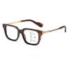 Trendy High Quality Multifocal Reading Glasses Men Women Fashionable Retro Progressvie Eyeglasses Cat Ey HD Far Sight Glasses
