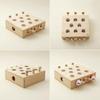 Cat Puzzle Box Solid Wood Wooden Interactive Play Set to for Indoor