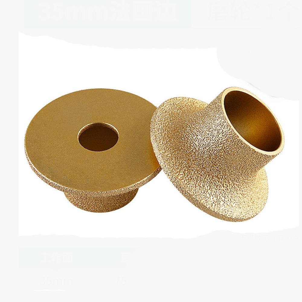 75mm Marble Granite Tile Trimming Grinding Wheel Brazed Diamond Angle Grinder Grinding Disc
