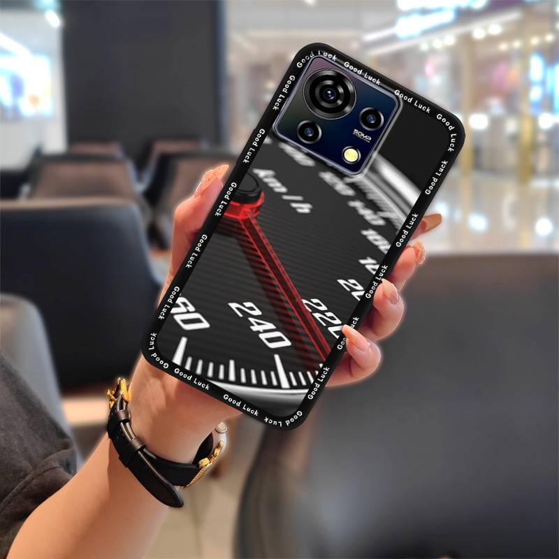 Vanntett Motedesign Telefondeksel For ZTE Blade V50 Vita Beskyttende Smussavvisende Bakside Tegneserie Mykt deksel TPU